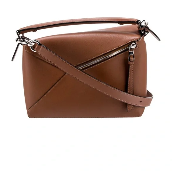 Loewe Brown Puzzle Edge Medium Purse with Adjustable Strap - Picture 6 of 8